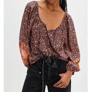 Spell Floral Long Sleeve Blouse